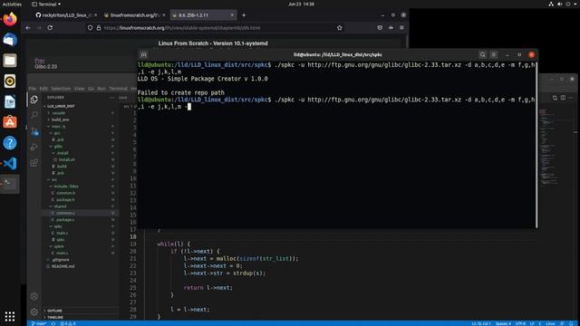 Linux Distribution From Scratch - Simple Package Creator P3