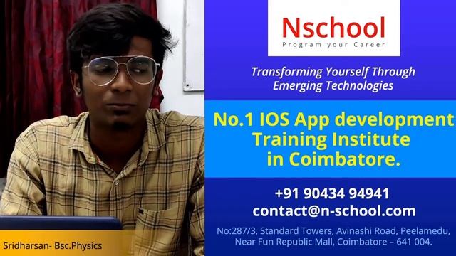 iOS App Development Training In Coimbatore | iOS Development Course #nschoolacademy #coimbatore #io