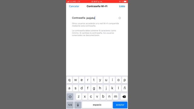 Configurar Zona Wifi en IPHONE