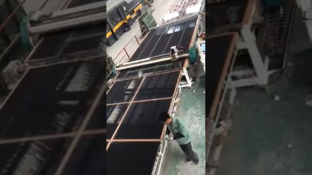 CNC glass cutting line смотреть онлайн