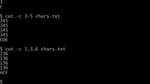 Linux cut Command Overview