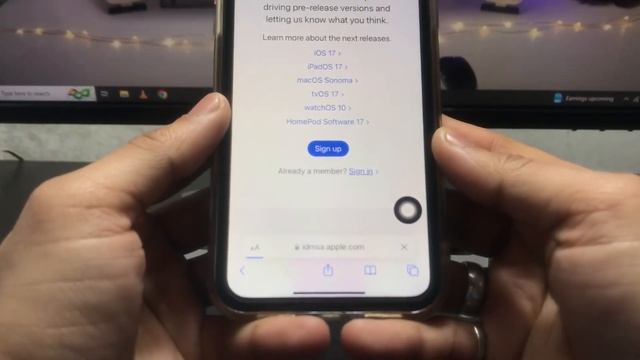 How to install iOS 17 update on old iPhone X