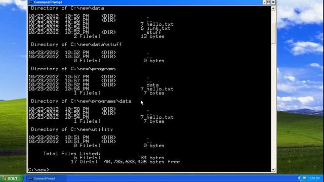 DOS Commands basic