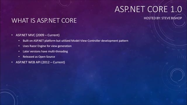 2. (ASP.NET Core 1.0 & MVC) What Is ASP.NET Core?
