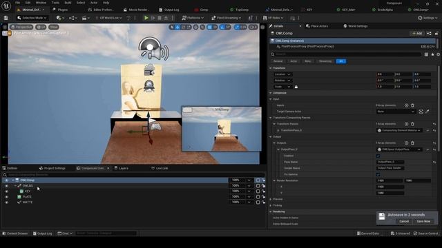 How to Output from Unreal Engine Composure to NDI, Spout, VMIX, OBS, MP4, RTMP, SRT: Beginners Guid