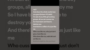 Eminem - The real slim shady (lyrics spotify version)