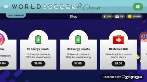 Cách hack game World Soccer Champs 5.5 mod bux, bình cứu thương, bình năng lượng