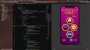 Slot machine game programmed in SwiftUI - Time lapse