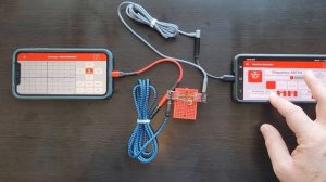 Android Function Generator to iPhone Oscilloscope using the Husker Scope apps