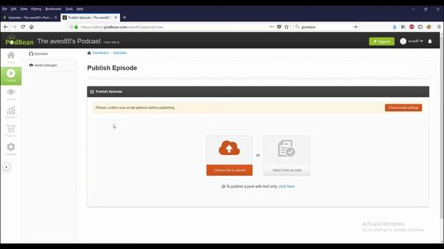 How to sign up and start podcasting for free with Podbean