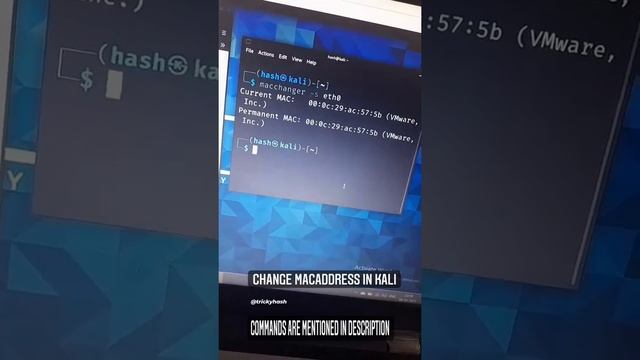 Change Mac Address in Kali Linux | Mask Your Identity. #kalilinux #macaddress
