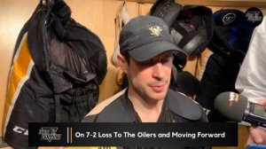 Sidney Crosby on Moving Past Penguins 7-2 Loss To Edmonton