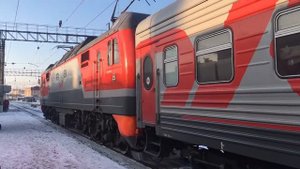 (Russian Railway) Dec2017 Various RZD trains and locomotives
