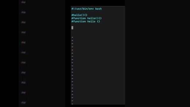 3 ways to write functions in bash #short #linux #bashscripting #shellscripting