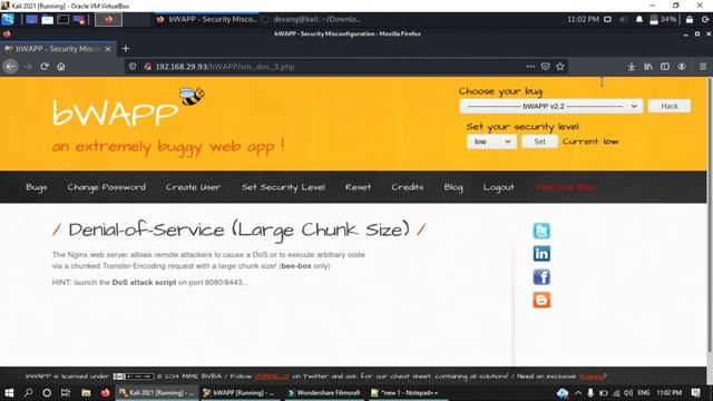 security misconfigurations bwapp  Part 1  security misconfiguration  Cyber World Hindi