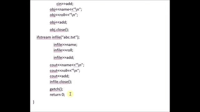 Opening , Closing and Inserting Data into the File  with Example in C++ by Programming Brain.