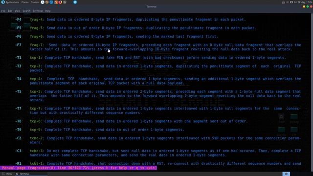 Fragrouter - Pentesting Tutorials