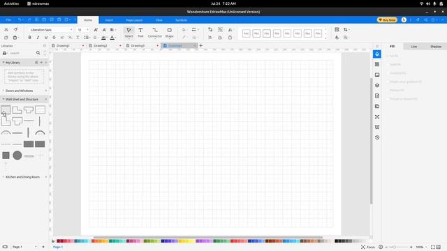 Linux Diagramming & Floor-Planning Tool | EdrawMax