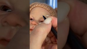 7 Урок. Рисуем брови КУКЛЕ РЕБОРН.