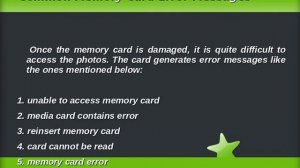 free memory card recovery