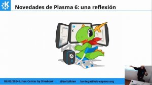 Fiesta KDE : Taller 2: Novedades del mejor escritorio: Plasma 6 de KDE - Por Baltasar Ortega