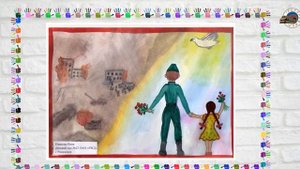 Мир без войны. Рисуют дети.