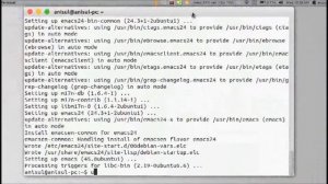 How to install Emacs editor in raspberry pi