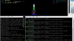 Adjusting Mic Volume from Command Line, Linux, Alsamixer