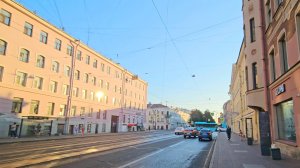 【4K Прогулка по Питеру】🌅Рассвет на Василеостровской・Улицы и Стрелка・Walking・Russia・Алексей Михайлов