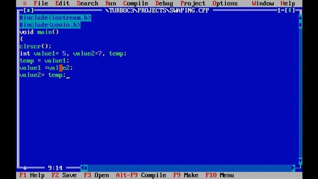 C++ Swap two variables. Swapping of Variables without third variable.