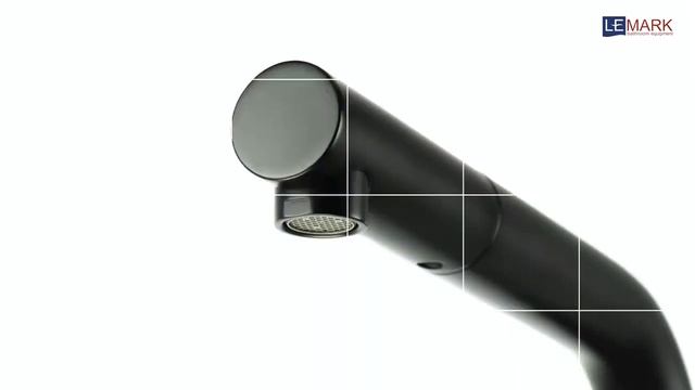 Смеситель для кухни Lemark Ursus LM7205BL Черный. смотреть онлайн