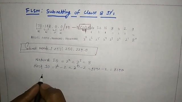 CLASS B Subnetting Step-By-Step Tutorial [Hd] - Techn Trainer