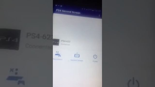 The official android app second screen for the PlayStation for review.