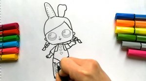 DRAW Lol Surprise Dolls | Lol Baby Dolls | Draw Lol Doll Bunny |Lol кукла сюрприз | куклы лол видео