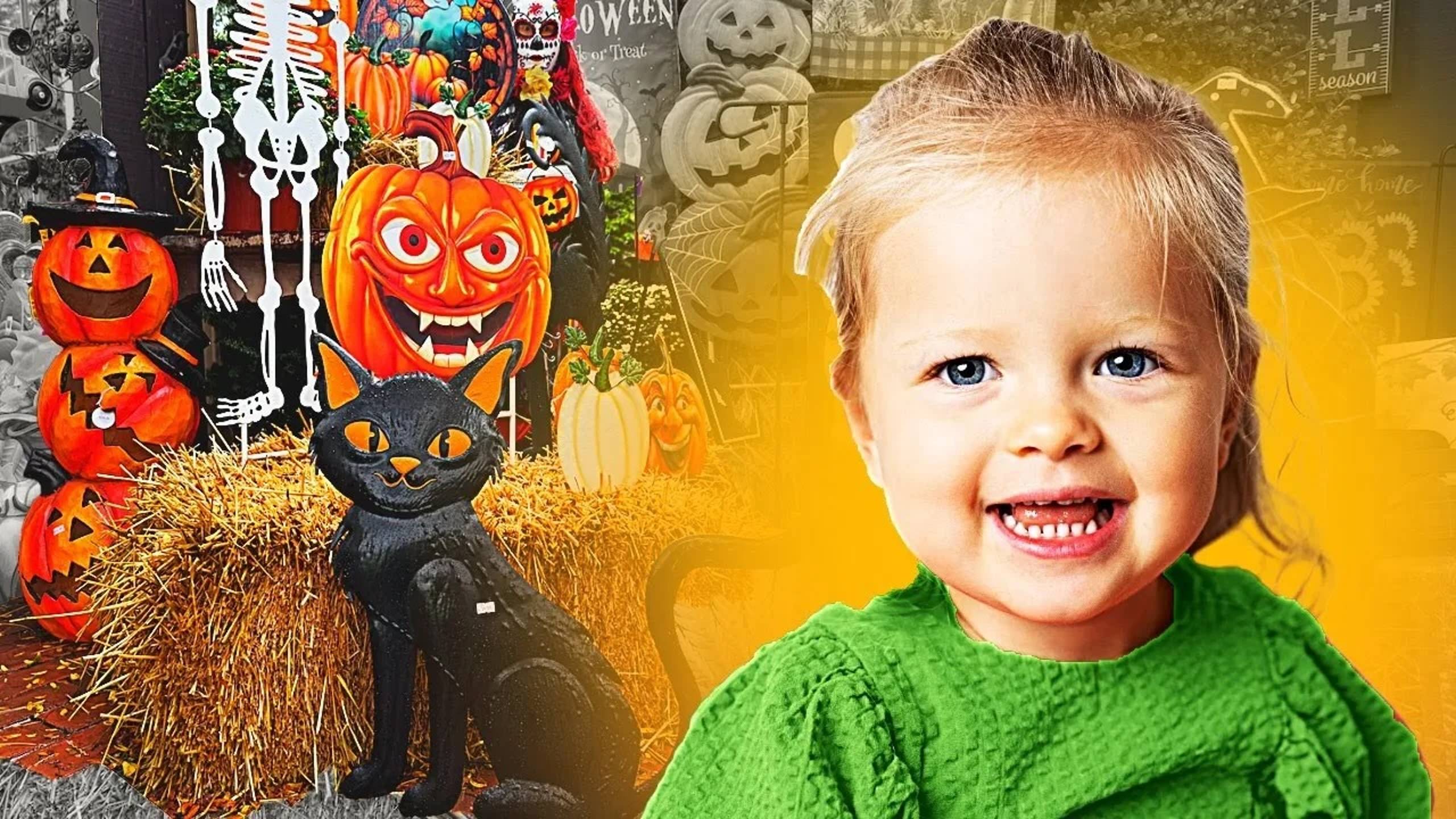 Готовимся к Хэллоуину с Анной Марией: Примеряем костюм тыквы и идём на конкурс чучел! Влог 🎃👻 смотреть онлайн