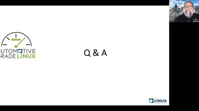 BoF: Automotive Grade Linux Developer Community - Walt Miner, The Linux Foundation