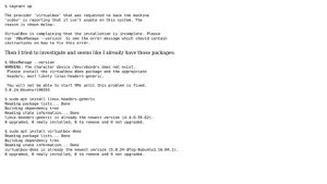 Ubuntu: "vagrant up" problem with virtualbox