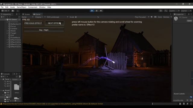(Unity Free Complete Project) VFX Realistic Power Effect