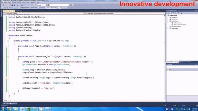 Create a QR Code With a Custom Logo Inside using ASP Net C# смотреть онлайн