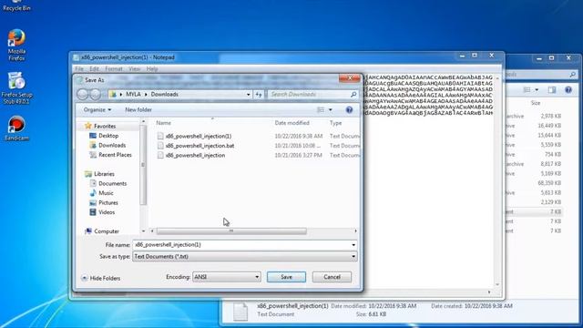 Social Engineering Tool Kit: #1 Powershell injection