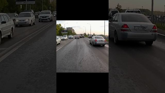 А у вас тепло? Еду на мотоцикле Урал по Городу Омск