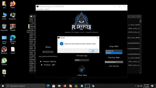DARKOWL CRYPTER |(PRIVATE) | NATIVE | FUD