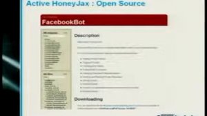 DEFCON 15: HoneyJax (AKA Web Security Monitoring and Intelligence 2.0)