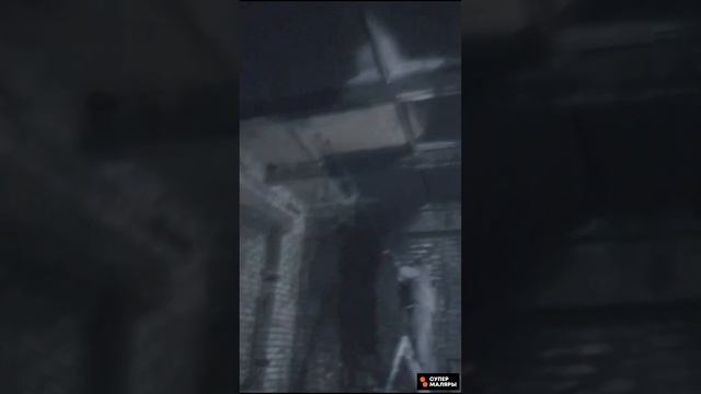 ПОКРАСКА АВТОБОКСА ПОСЛЕ ПОЖАРА. Обзор объекта (300м2) - мойка, покраска склада. ТВЕРЬ. #Shorts