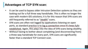 Nmap tutorial : TCP SYN Scan