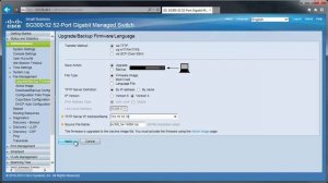 Firmware and Boot Code Updates to a Cisco SG300 Switch