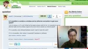 Answering: Is it possible to combine a wireless and an ethernet connection to get more speed?