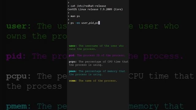Linux ps command - top CPU & MEMORY utilization #linuxtips