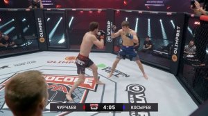 ВЫРУБИЛ С КОЛЕНА!!!! БОЙ Шавхала Чурчаева и Филиппа Косырева