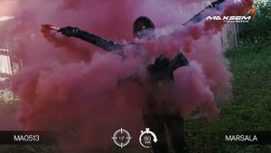 Цветной дым бордовый MA0513 Marsala Максэм